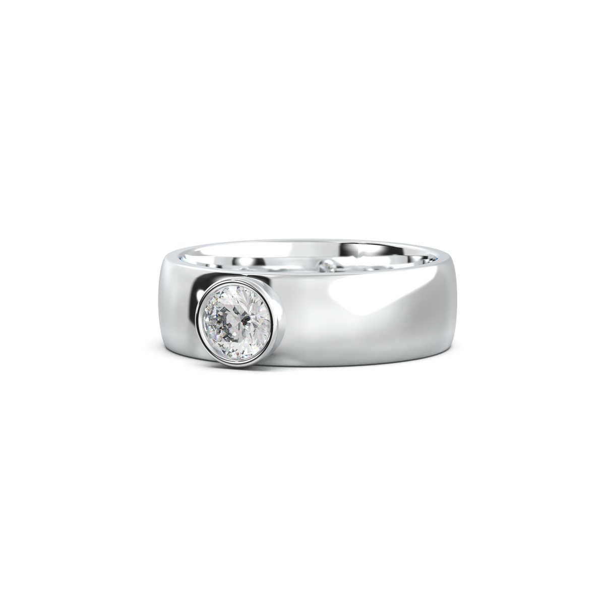 Round Bezel Men's Band