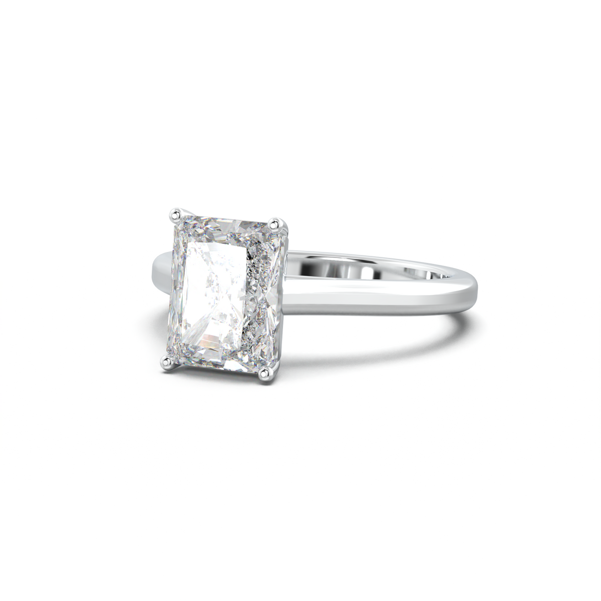 Radiant Solitaire Engagement Ring