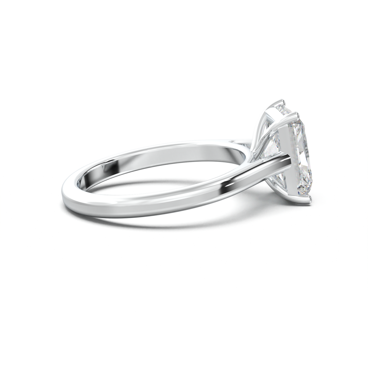 Radiant Solitaire Engagement Ring