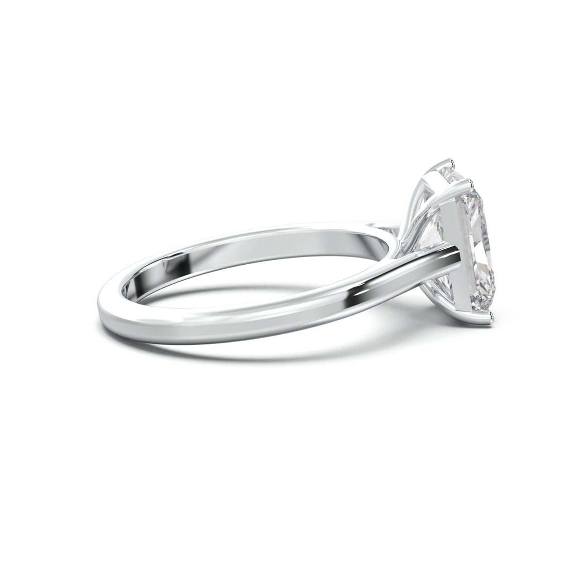 Radiant Solitaire Engagement Ring
