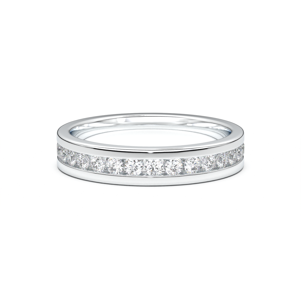 Channel-Set Diamond Men's Band