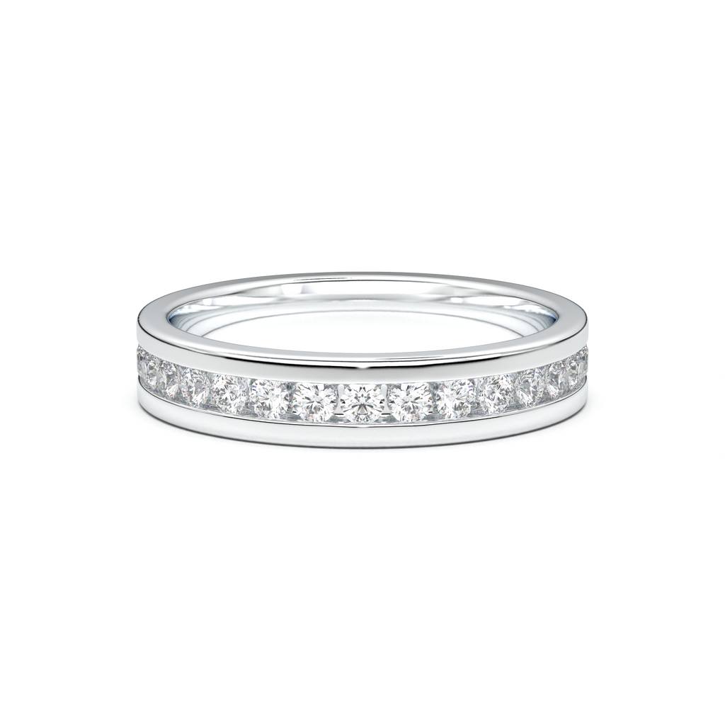 Channel-Set Diamond Men's Band