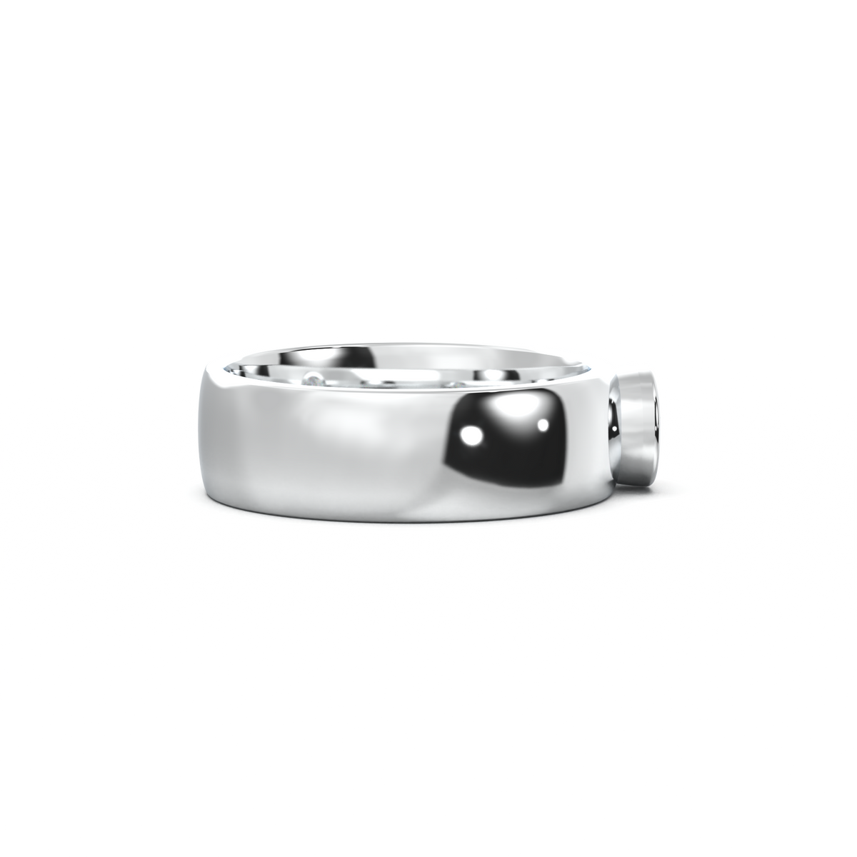 Round Bezel Men's Band