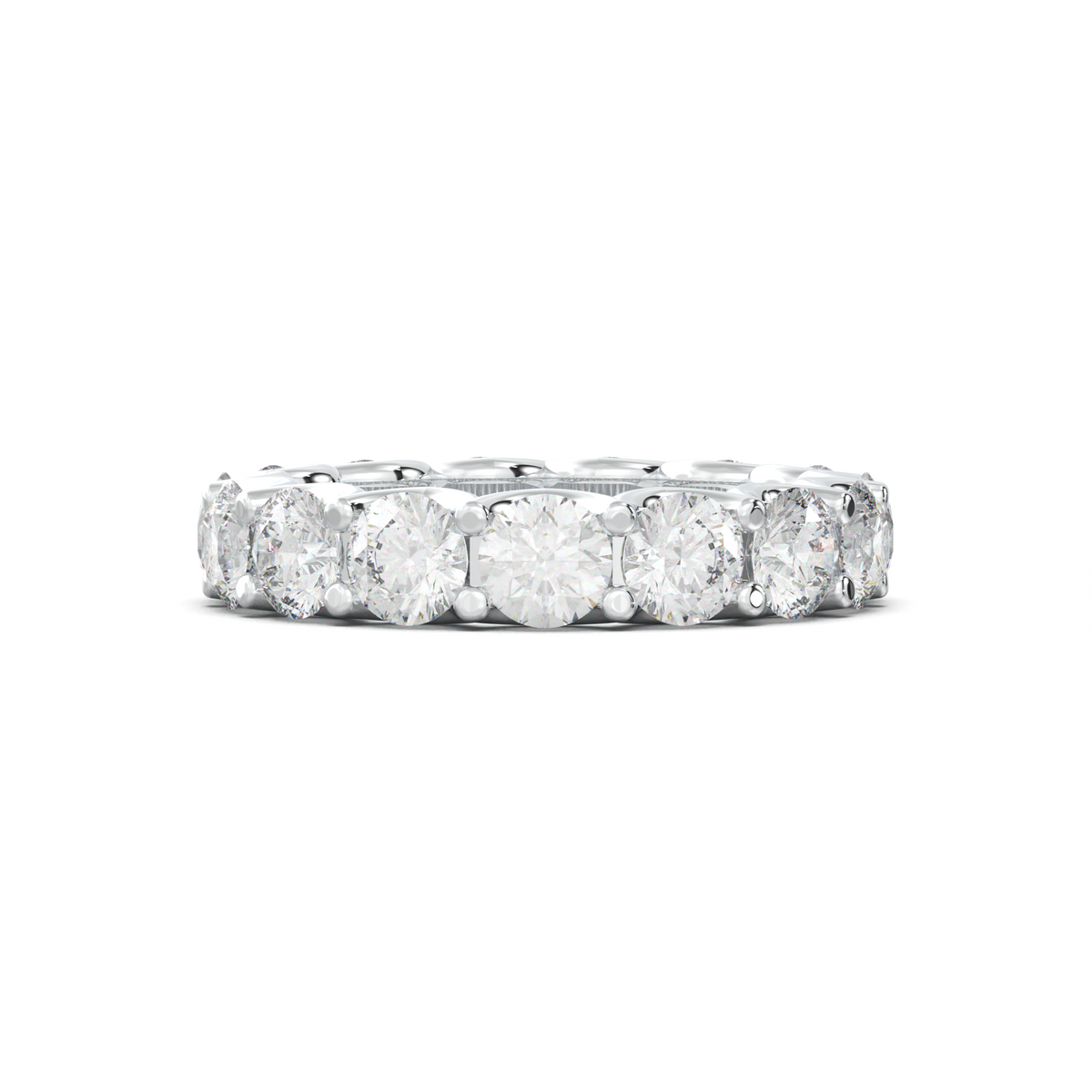 Round Eternity Wedding Band