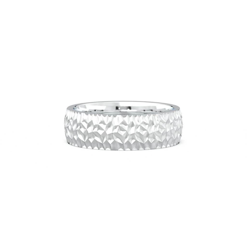 Hammered Texture Men's Band
