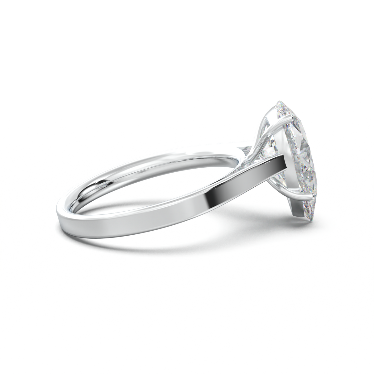 Pear Solitaire Engagement Ring