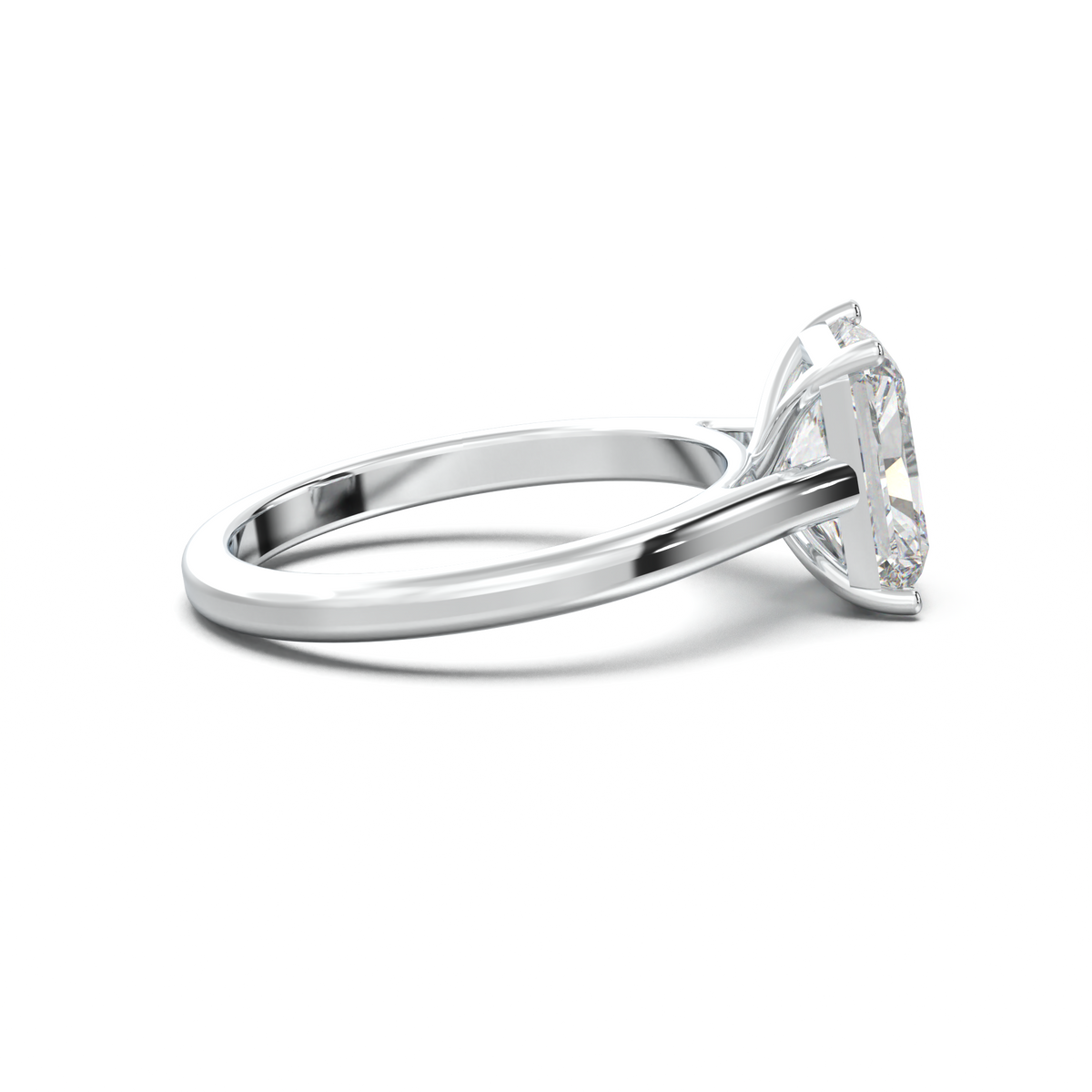 Radiant Solitaire Engagement Ring