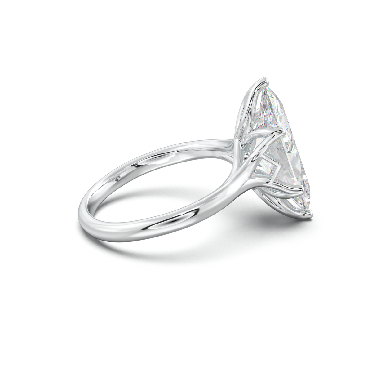 Marquise Solitaire with Hidden Diamond Accent
