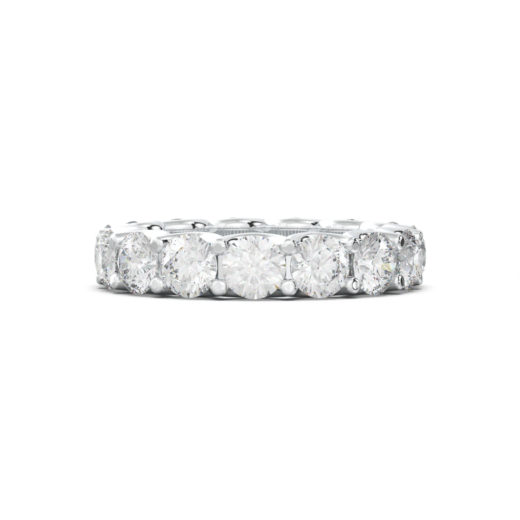 Round Eternity Wedding Band