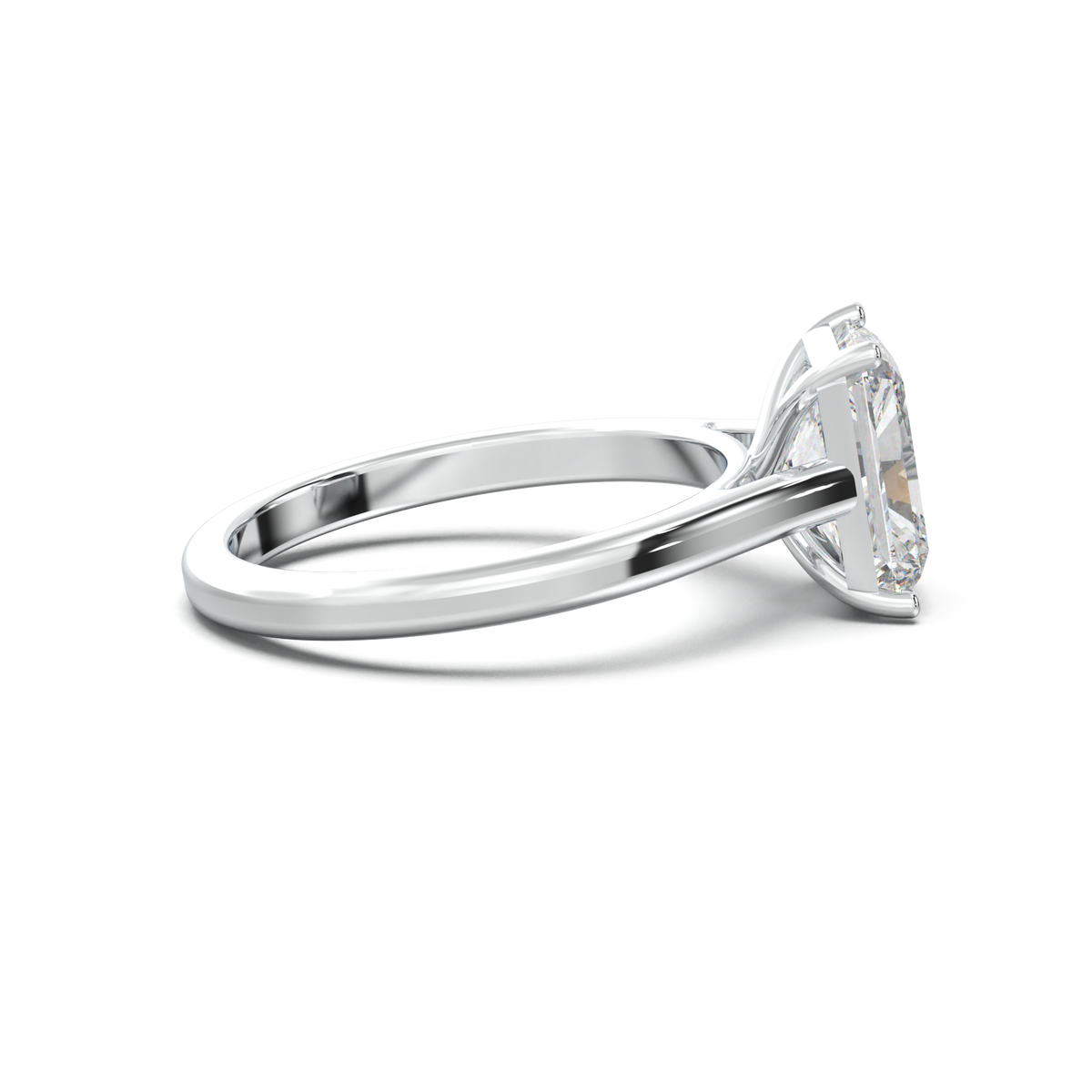 Radiant Solitaire Engagement Ring