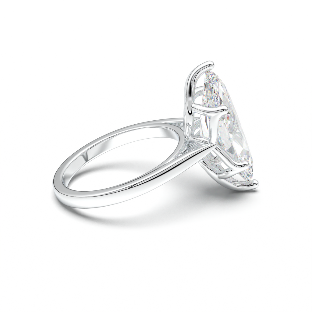 Marquise Solitaire Engagement Ring