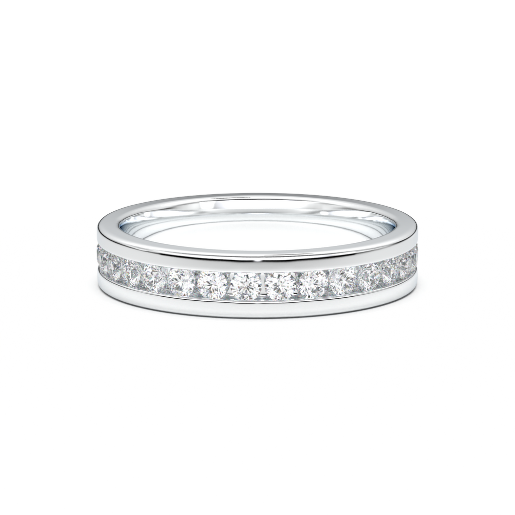 Channel-Set Diamond Men's Band
