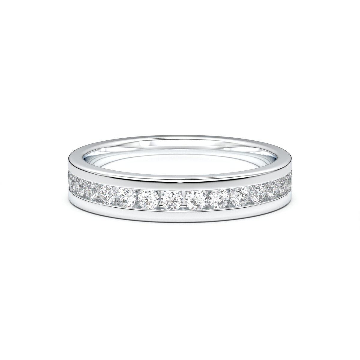 Channel-Set Diamond Men's Band