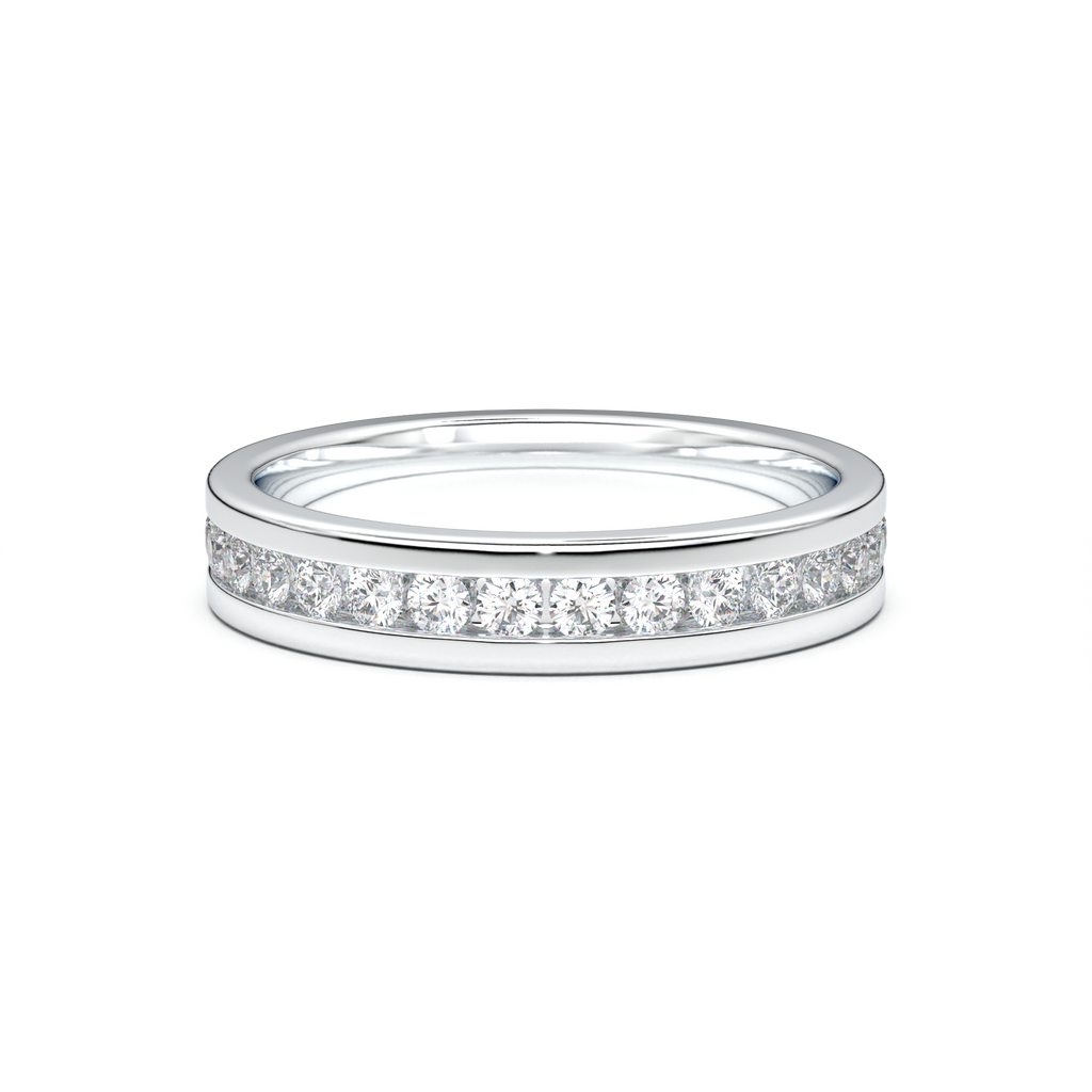Channel-Set Diamond Men's Band