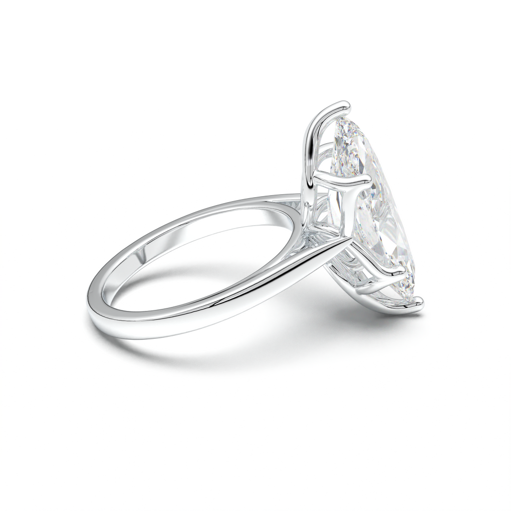 Marquise Solitaire Engagement Ring