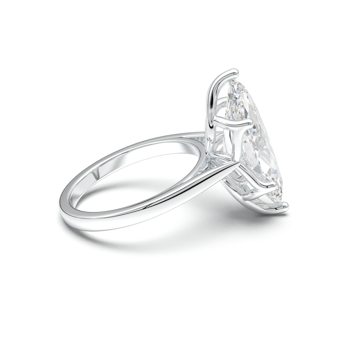 Marquise Solitaire Engagement Ring