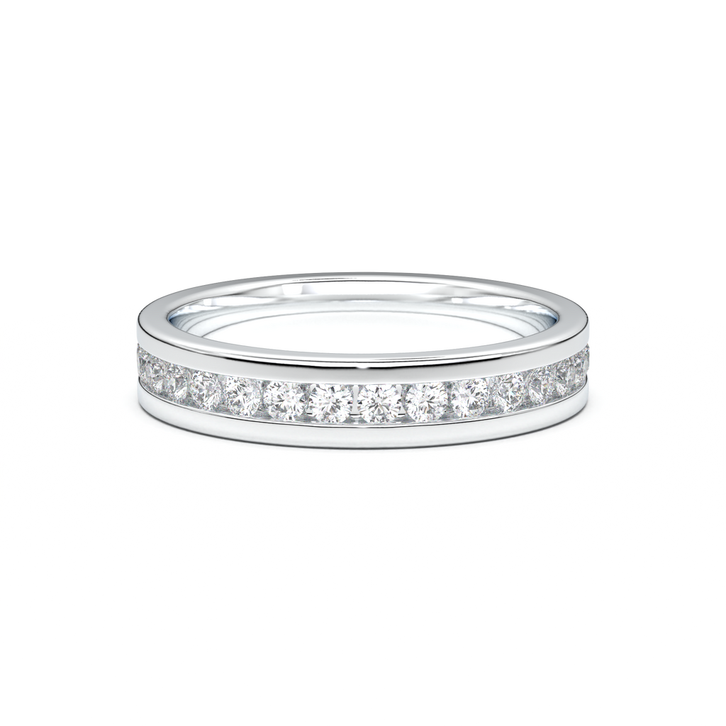 Channel-Set Diamond Men's Band