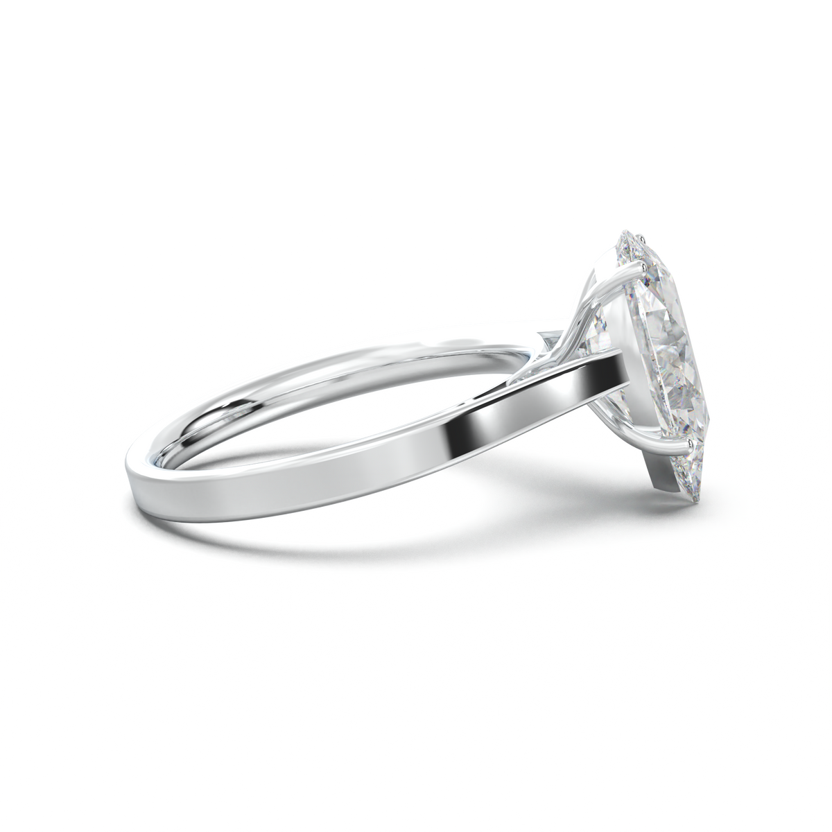 Pear Solitaire Engagement Ring