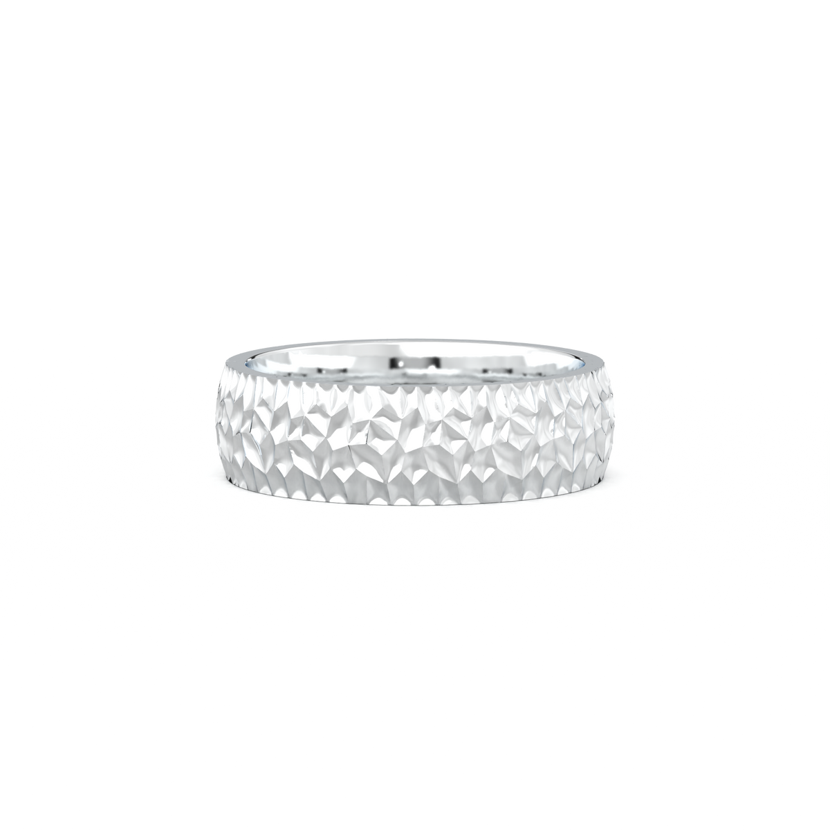 Hammered Texture Men's Band