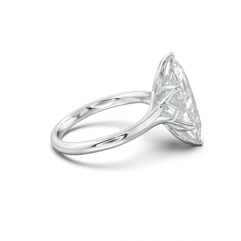 Marquise Solitaire with Hidden Diamond Accent