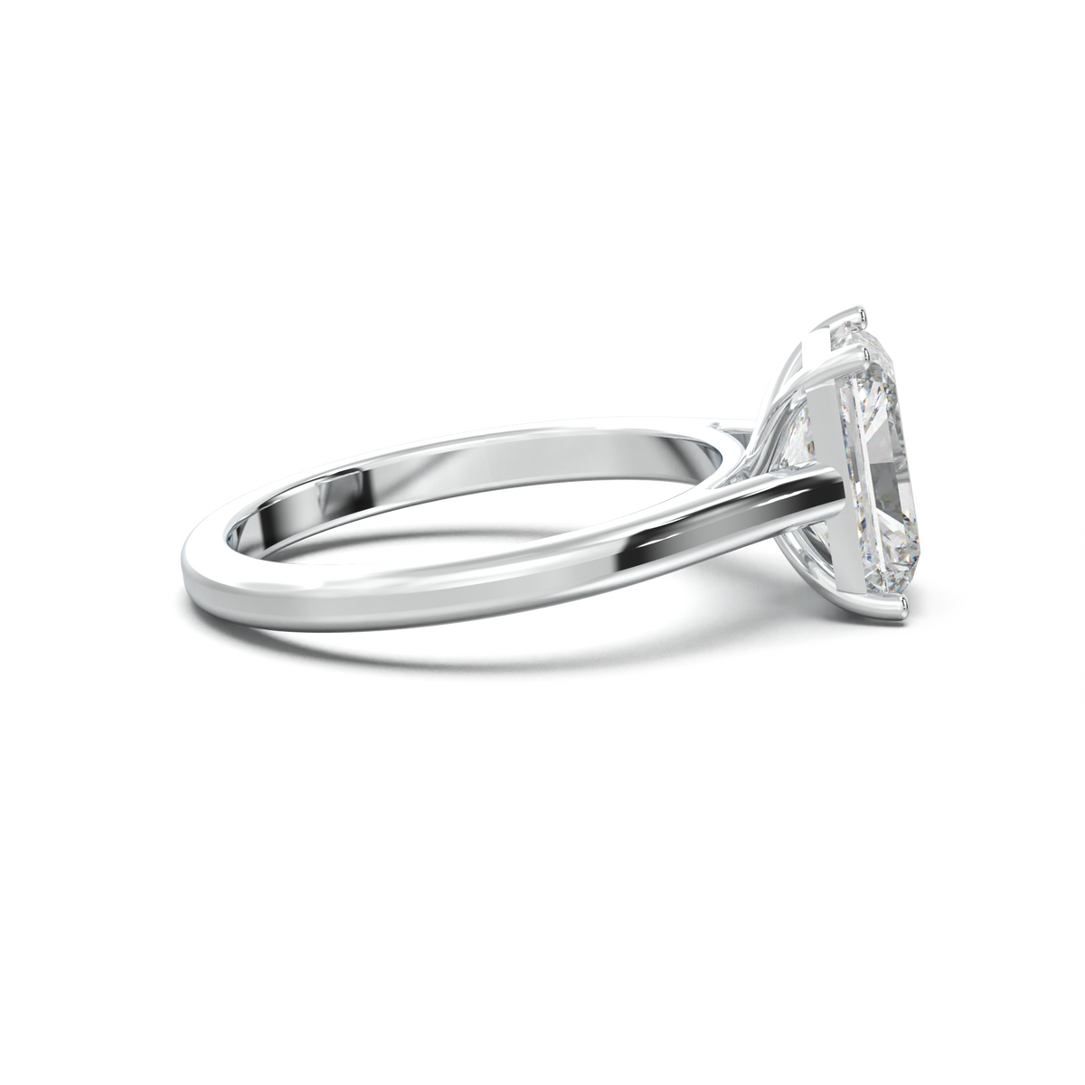 Radiant Solitaire Engagement Ring