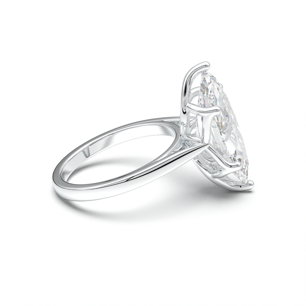 Marquise Solitaire Engagement Ring