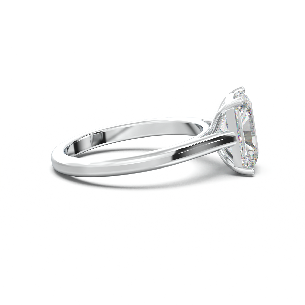Radiant Solitaire Engagement Ring