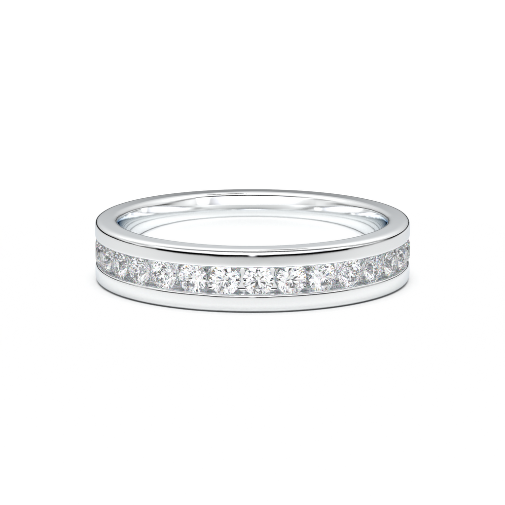 Channel-Set Diamond Men's Band