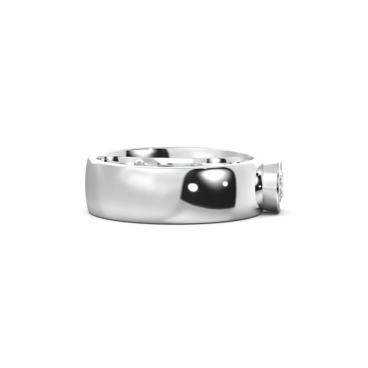 Round Bezel Men's Band