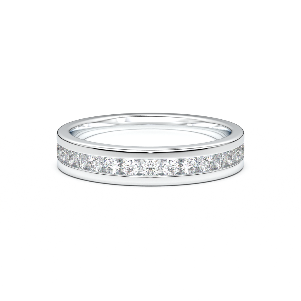 Channel-Set Diamond Men's Band