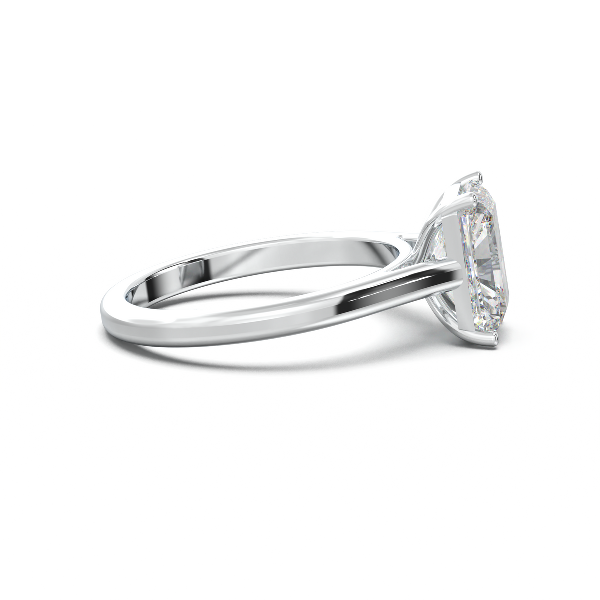 Radiant Solitaire Engagement Ring