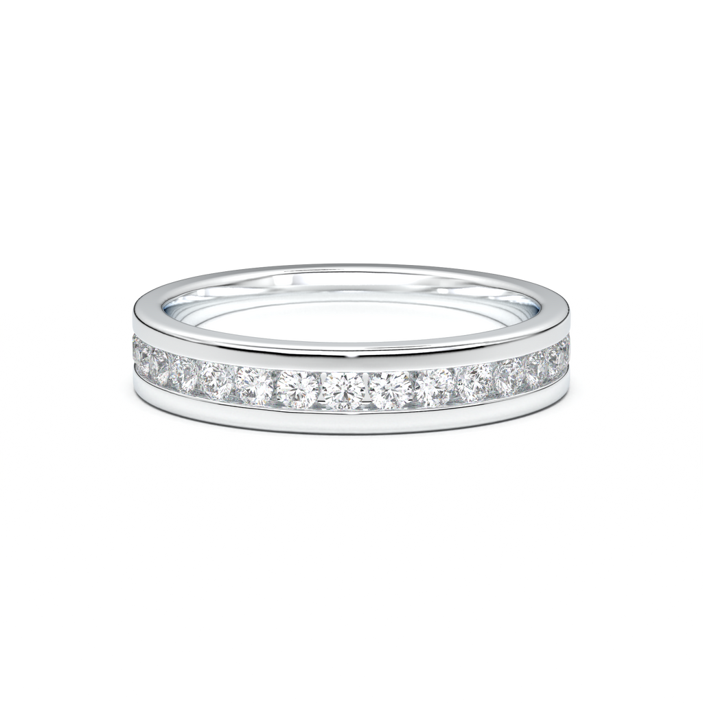 Channel-Set Diamond Men's Band