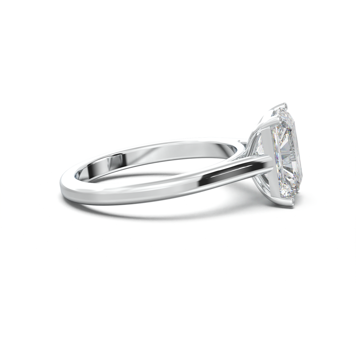 Radiant Solitaire Engagement Ring