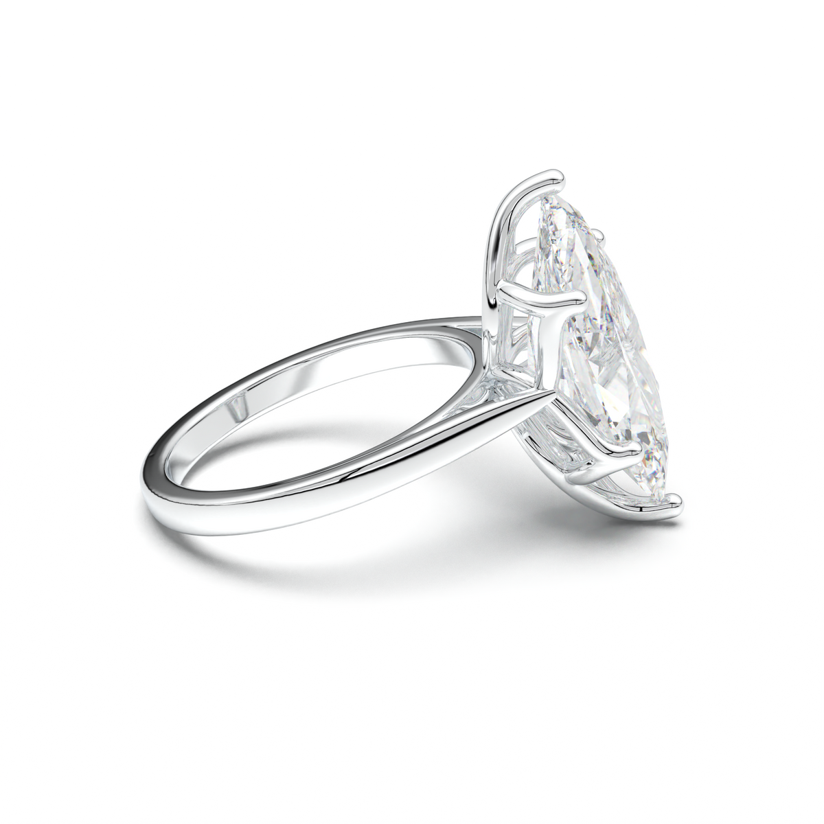 Marquise Solitaire Engagement Ring