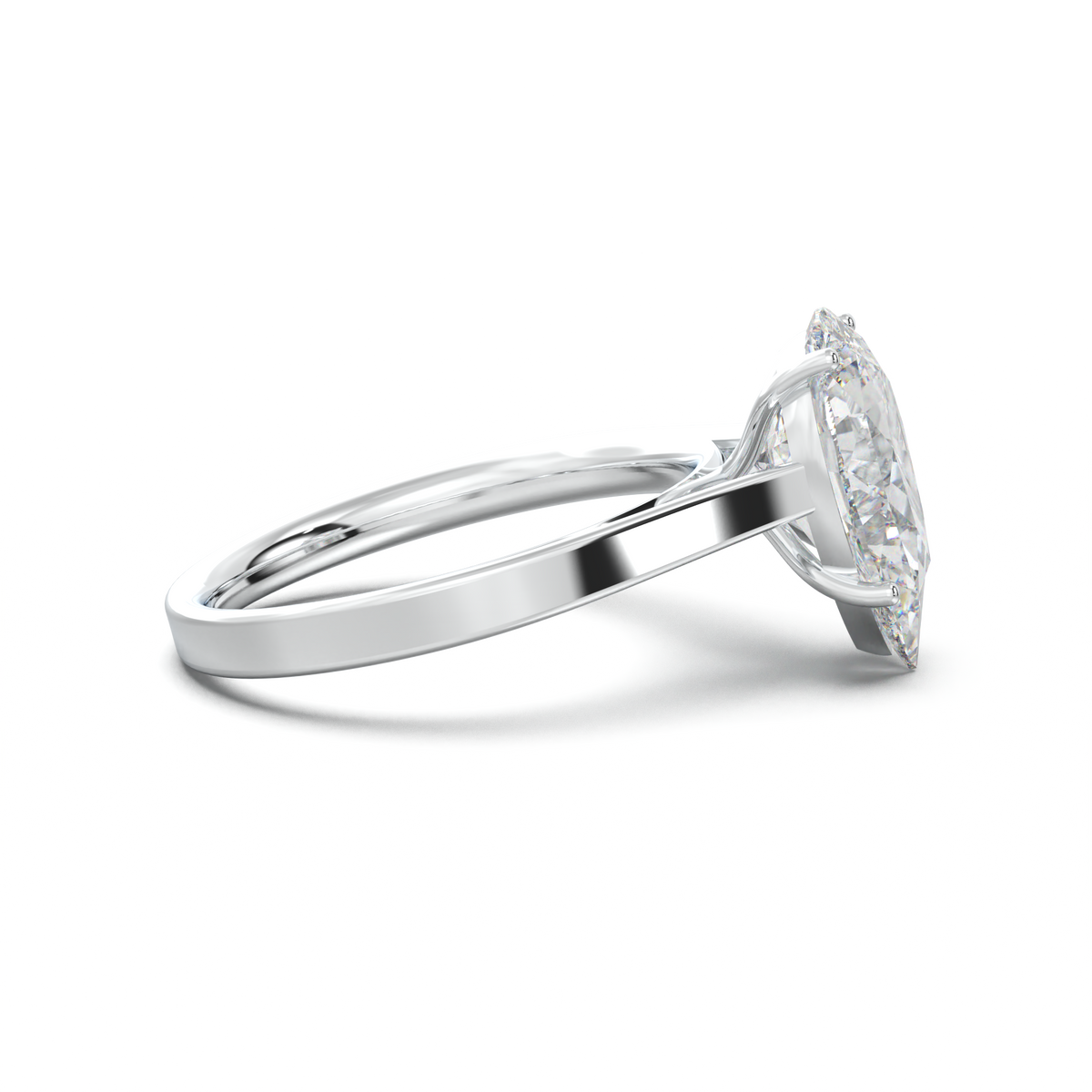 Pear Solitaire Engagement Ring