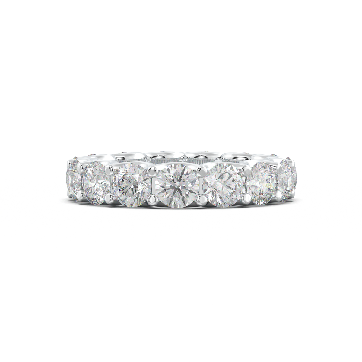 Round Eternity Wedding Band