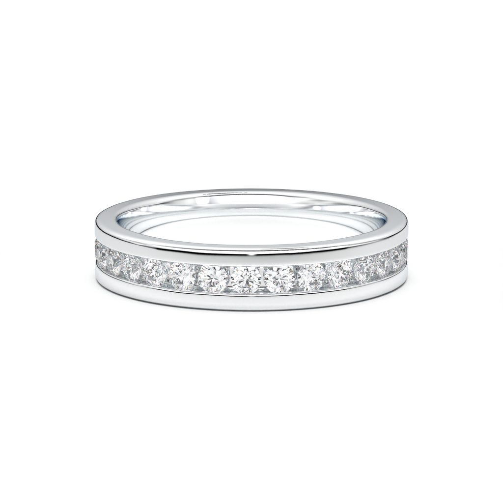 Channel-Set Diamond Men's Band