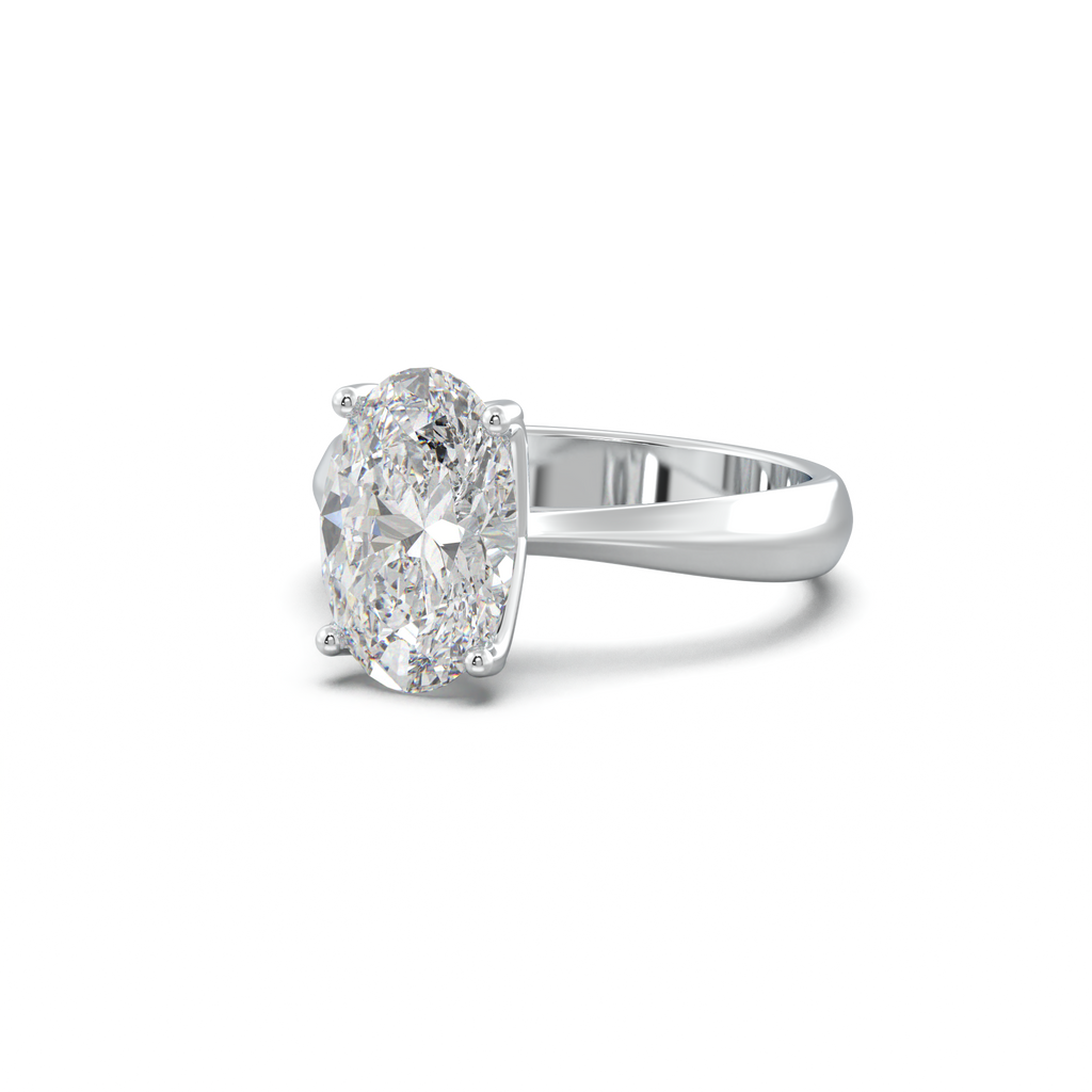 Oval Solitaire Engagement Ring