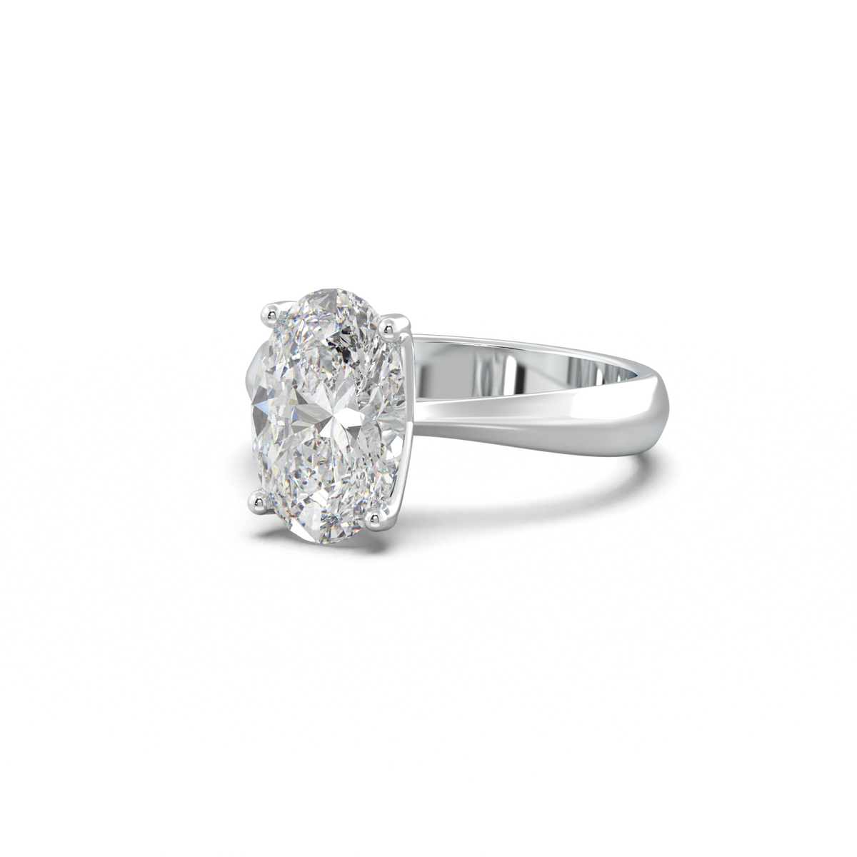 Oval Solitaire Engagement Ring