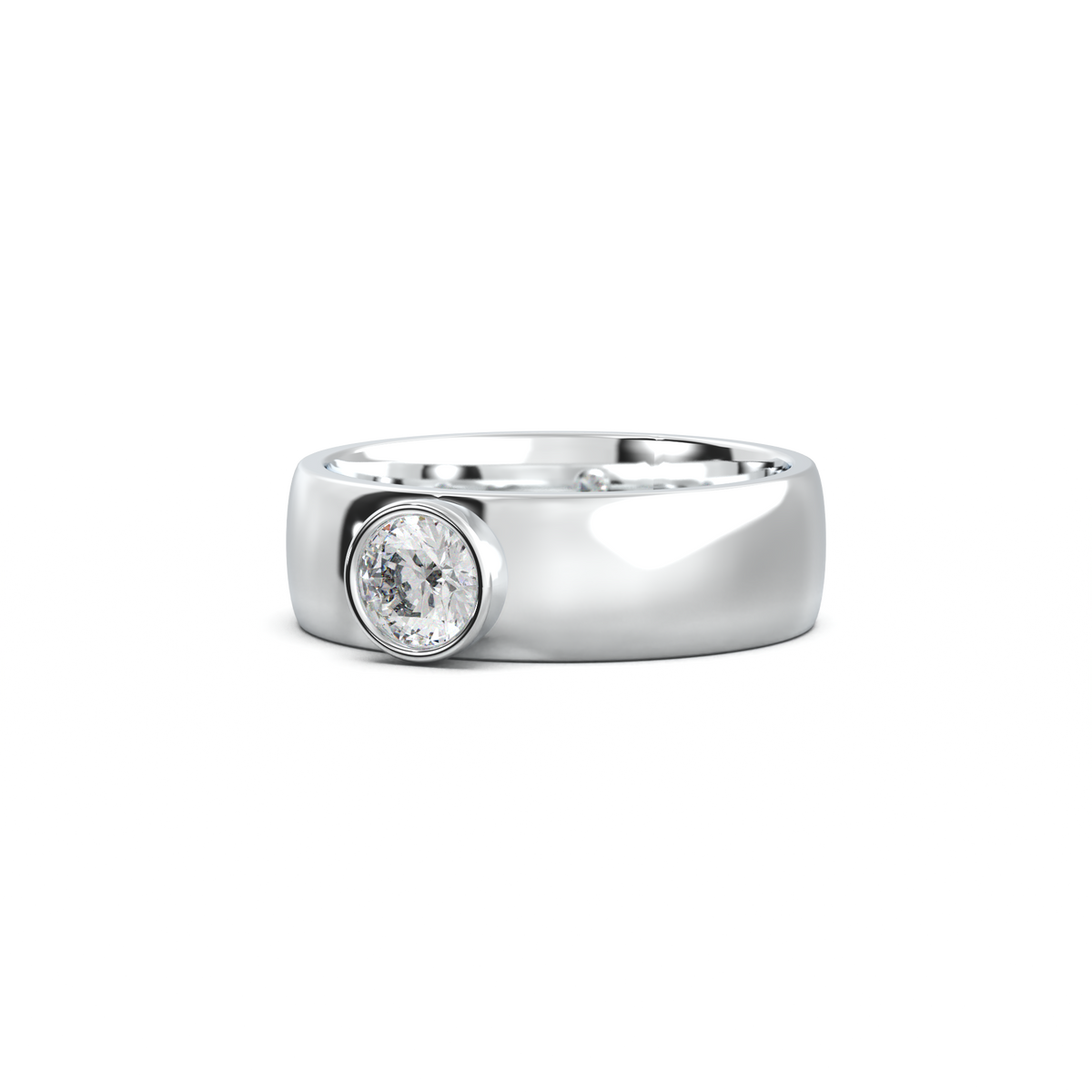 Round Bezel Men's Band