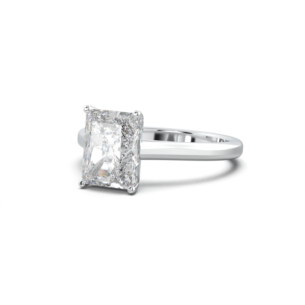 Radiant Solitaire Engagement Ring