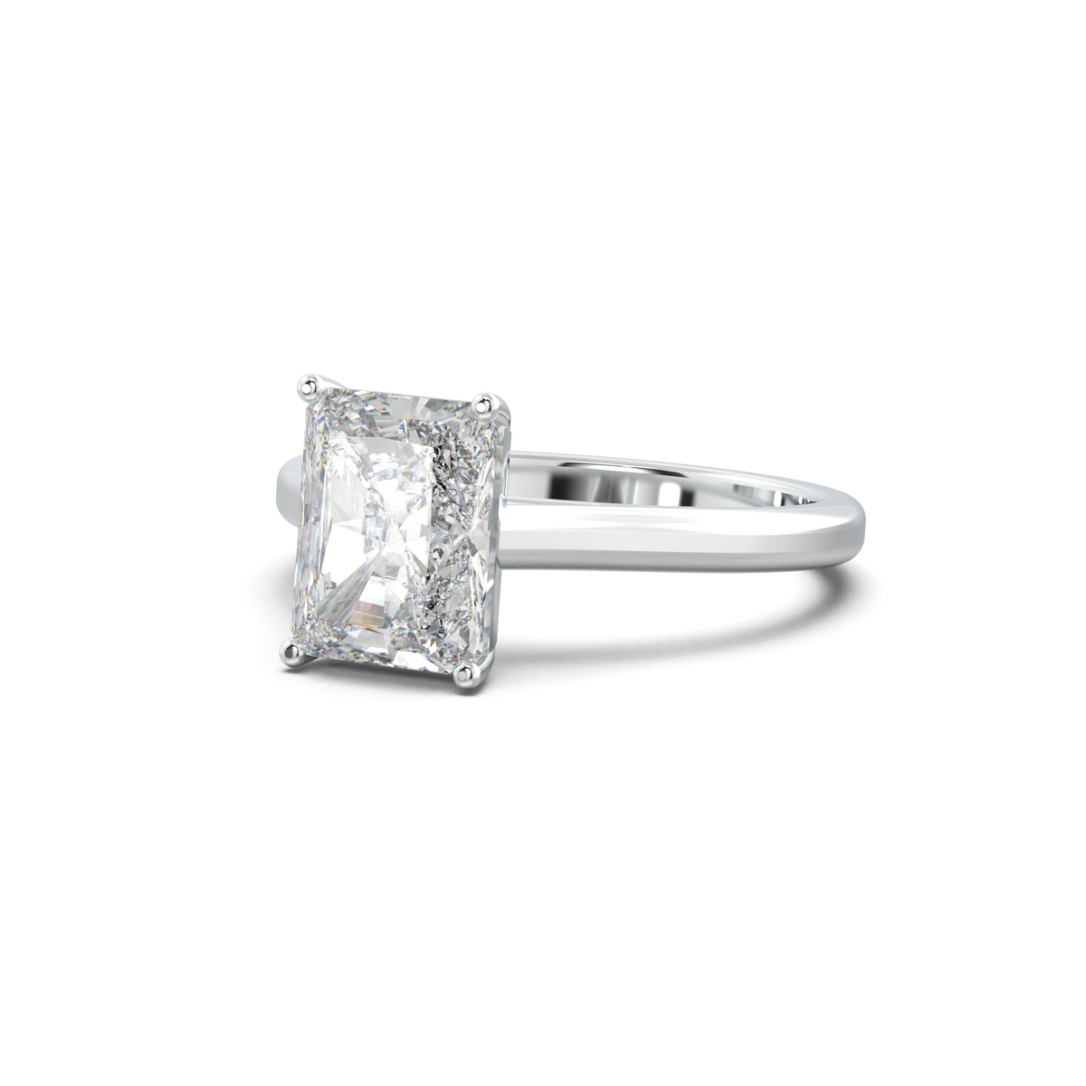 Radiant Solitaire Engagement Ring