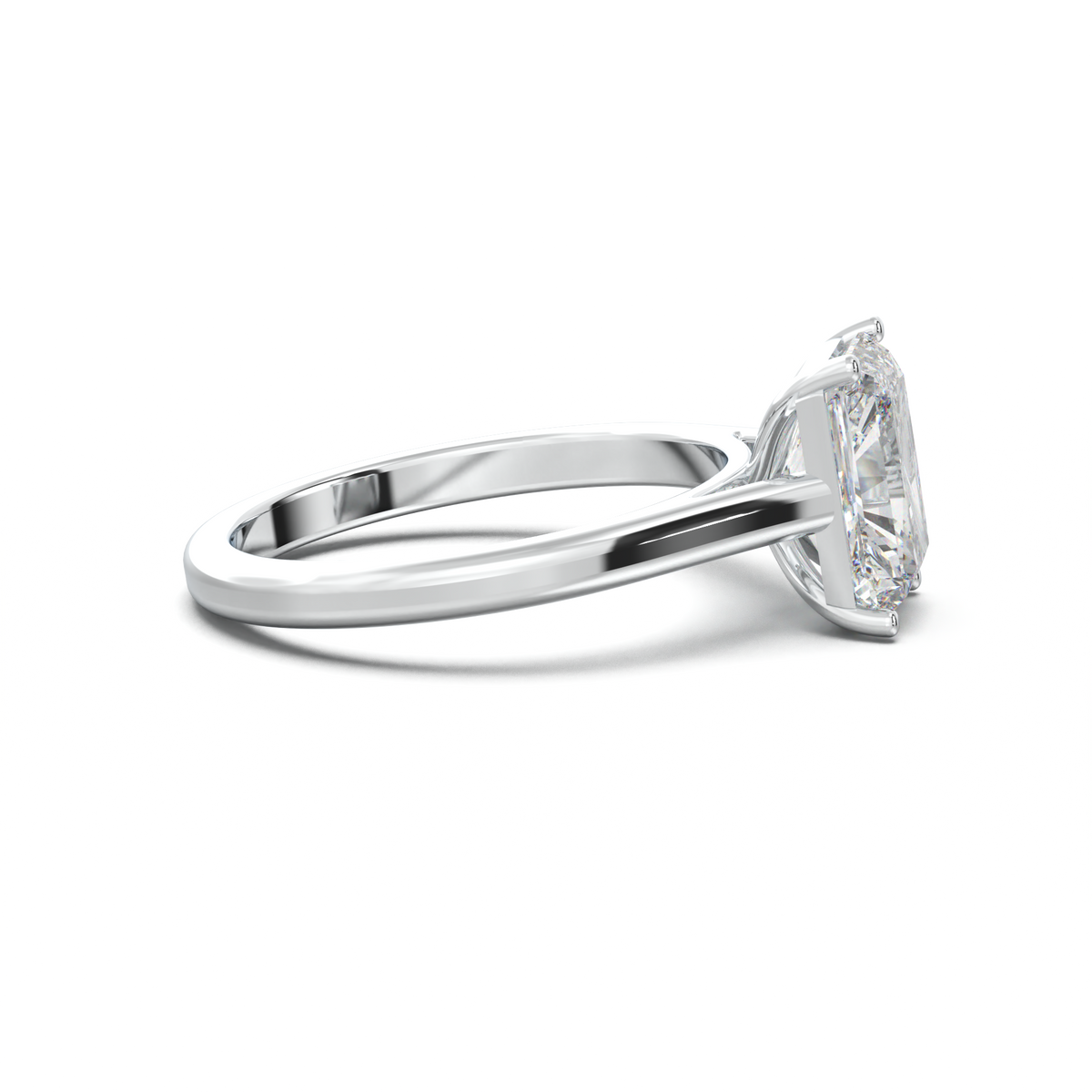 Radiant Solitaire Engagement Ring