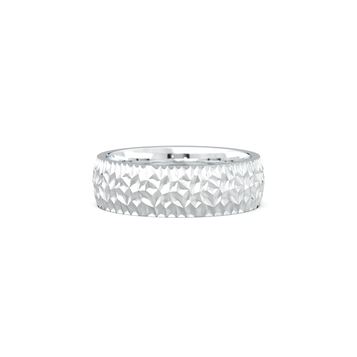 Hammered Texture Men's Band