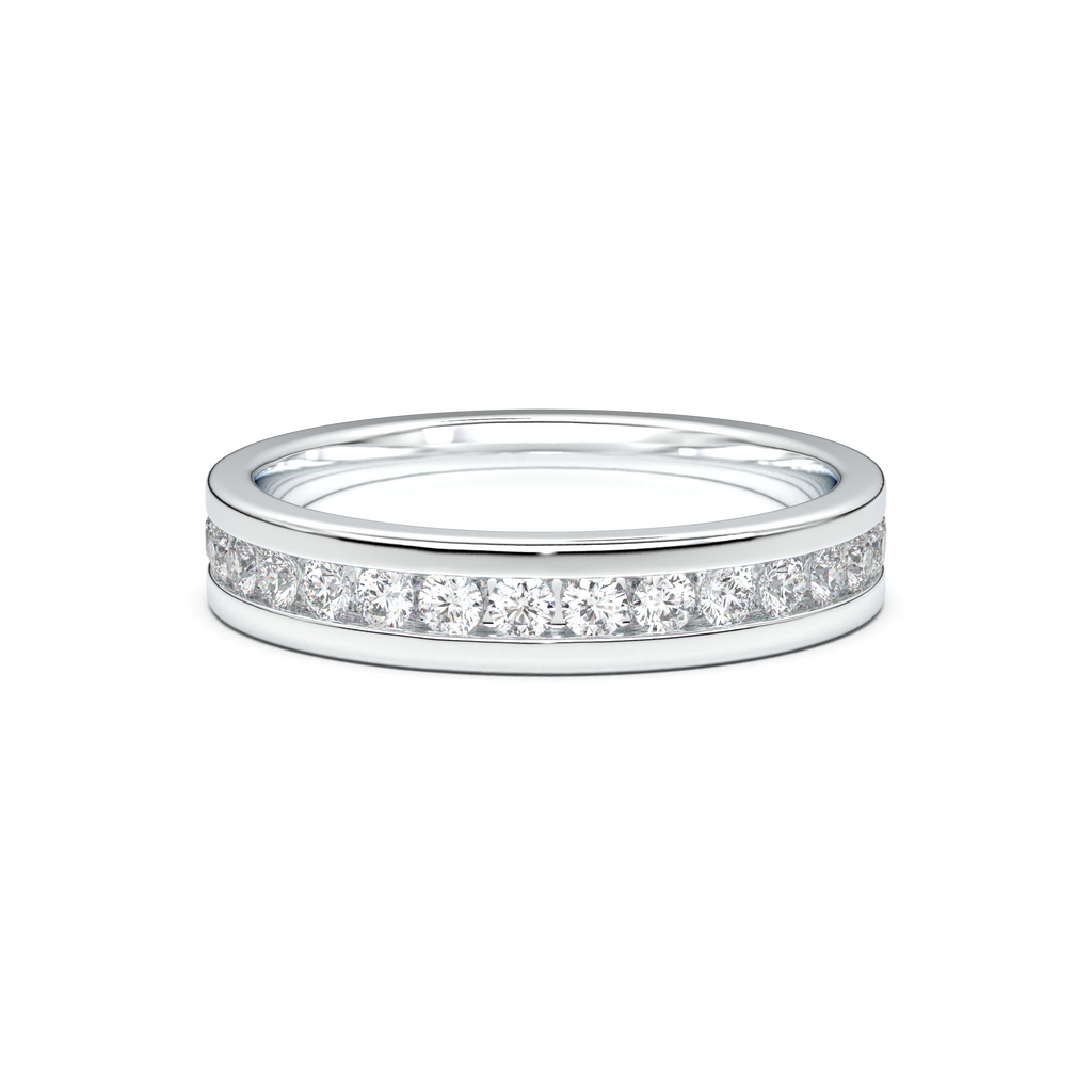 Channel-Set Diamond Men's Band