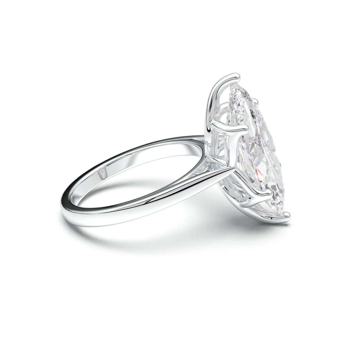 Marquise Solitaire Engagement Ring