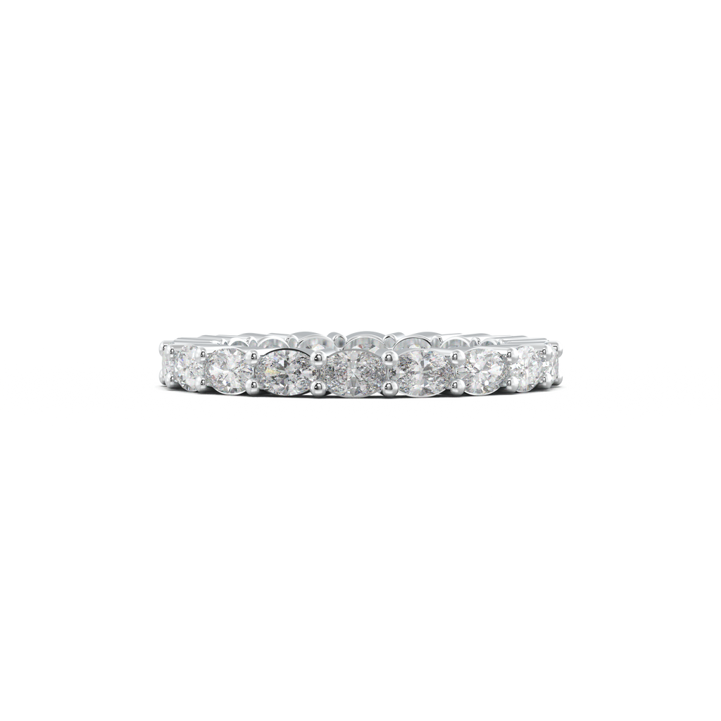 Oval Eternity Wedding Band