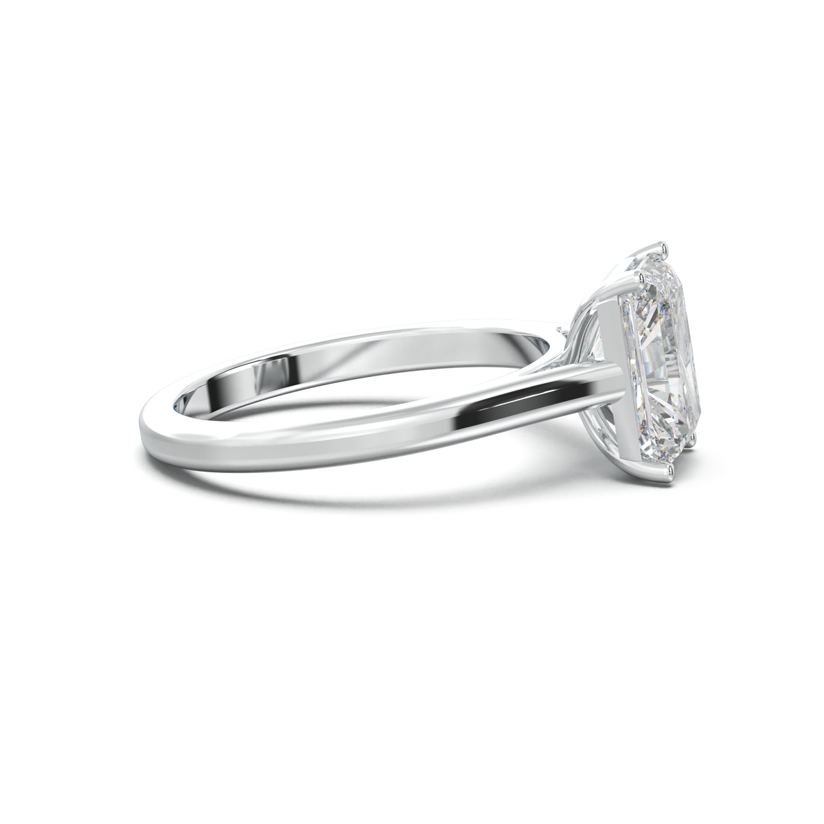 Radiant Solitaire Engagement Ring