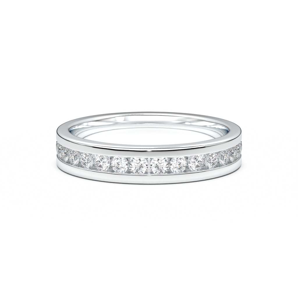 Channel-Set Diamond Men's Band