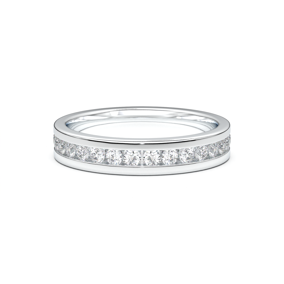 Channel-Set Diamond Men's Band